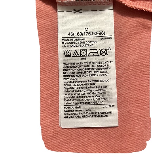 Gap Women’s Bodysuit, Basic Scoopneck Tank Top, Light “potpourri” pink, Sz M - Picture 6 of 10